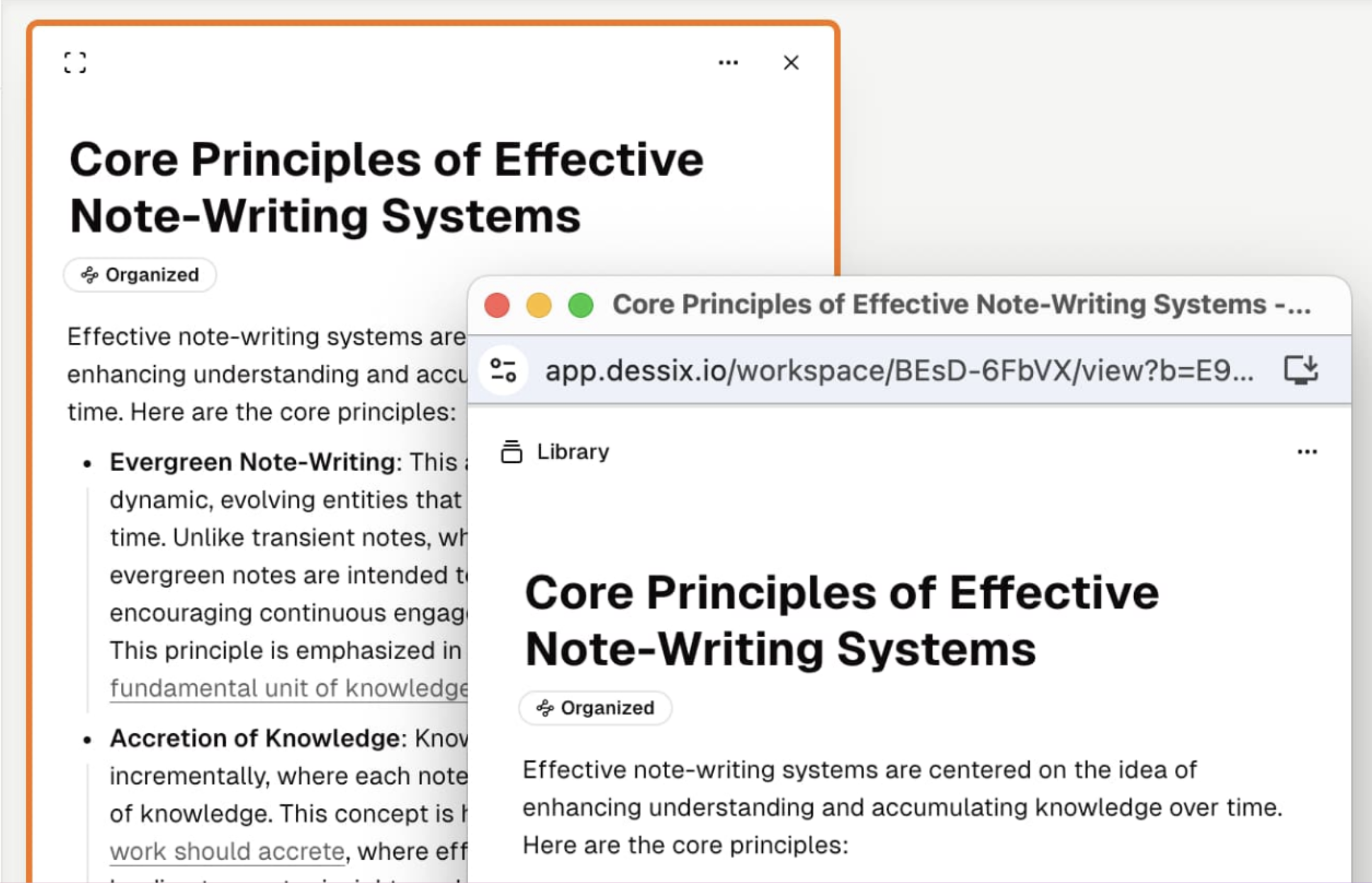 Multi-Window Interface